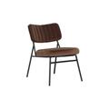 Kd Americana 29 x 19.5 x 25 in. Marilane Velvet Accent Chair with Metal Frame, Coffee Brown KD3026949